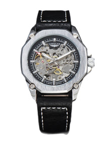 Relógio FOSS Masculino - Leather Tourbillon