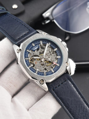 Relógio FOSS Masculino - Leather Tourbillon